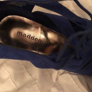 Madden Girl blue heels
